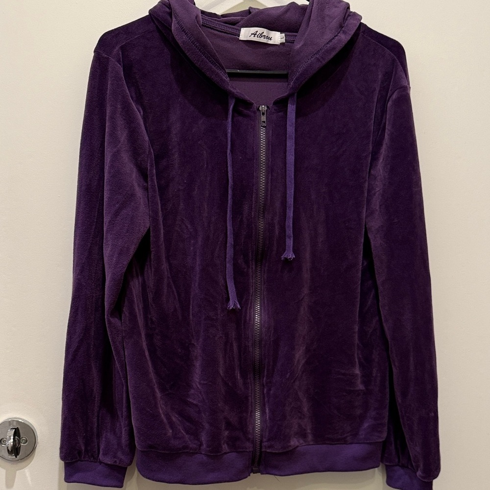 Women's Purple Hoodie Sweater